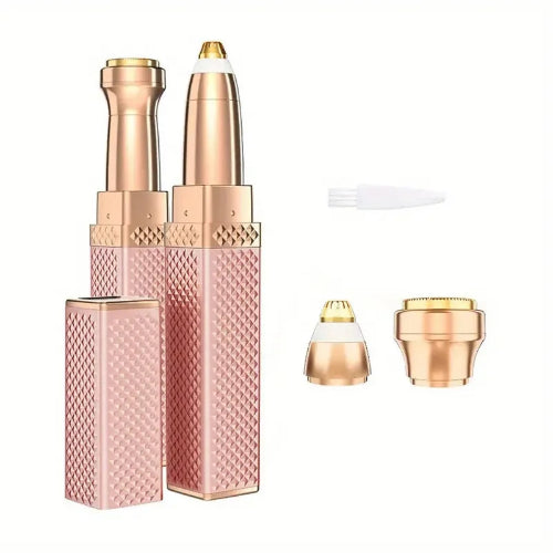 Rasoir tondeuse 2-en-1 rechargeable pour sourcils et corps.