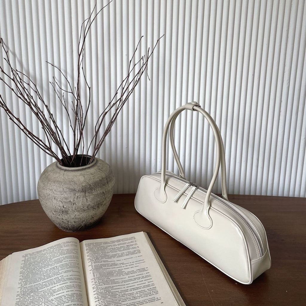 Sac Baril Rétro Cuir Vachette - Style Vintage Élégant & Intemporel