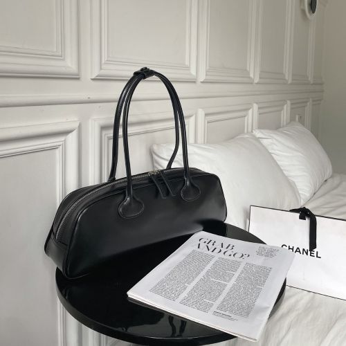 Sac à main "baril"- style Rétro - en cuir de vachette