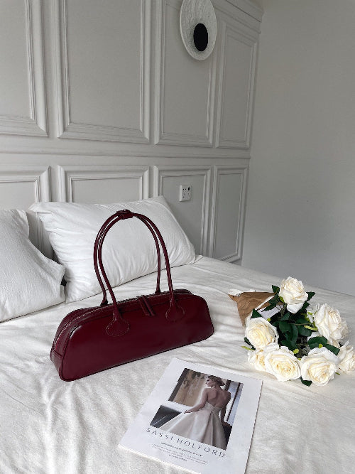 Sac Baril Rétro Cuir Vachette - Style Vintage Élégant & Intemporel