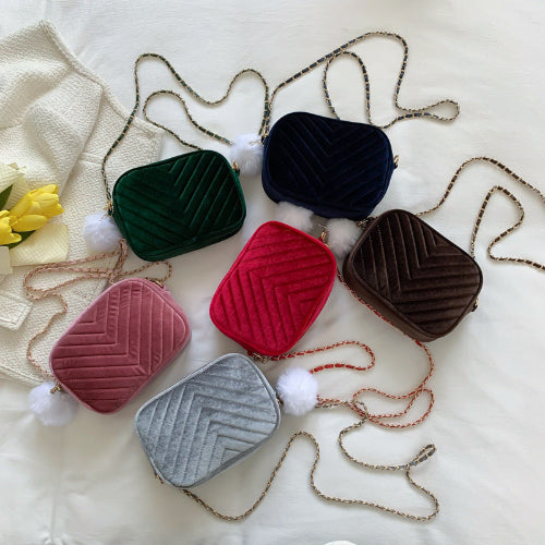 PETIT SAC A MAIN EN VELOURS - Fashion Woman