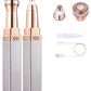 Rasoir tondeuse 2-en-1 rechargeable pour sourcils et corps.