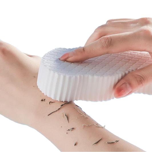 Eponge de bain exfoliante - une peau toute neuve !