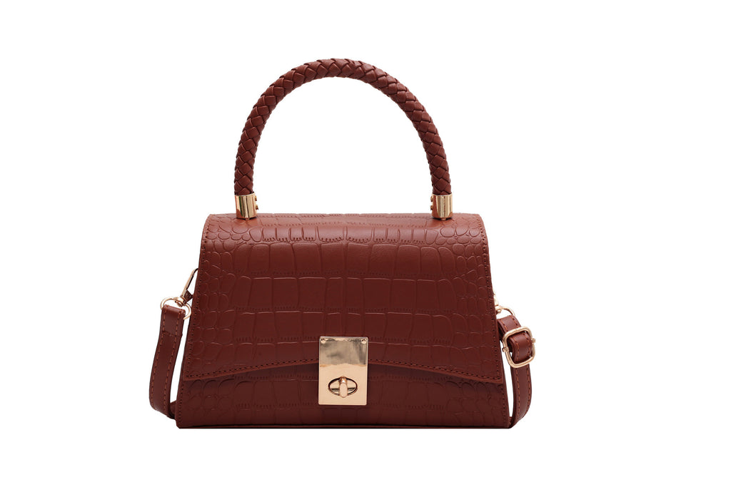 Sac à Main Effet Pierre Stone Grain - Luxe Compact & Polyvalent