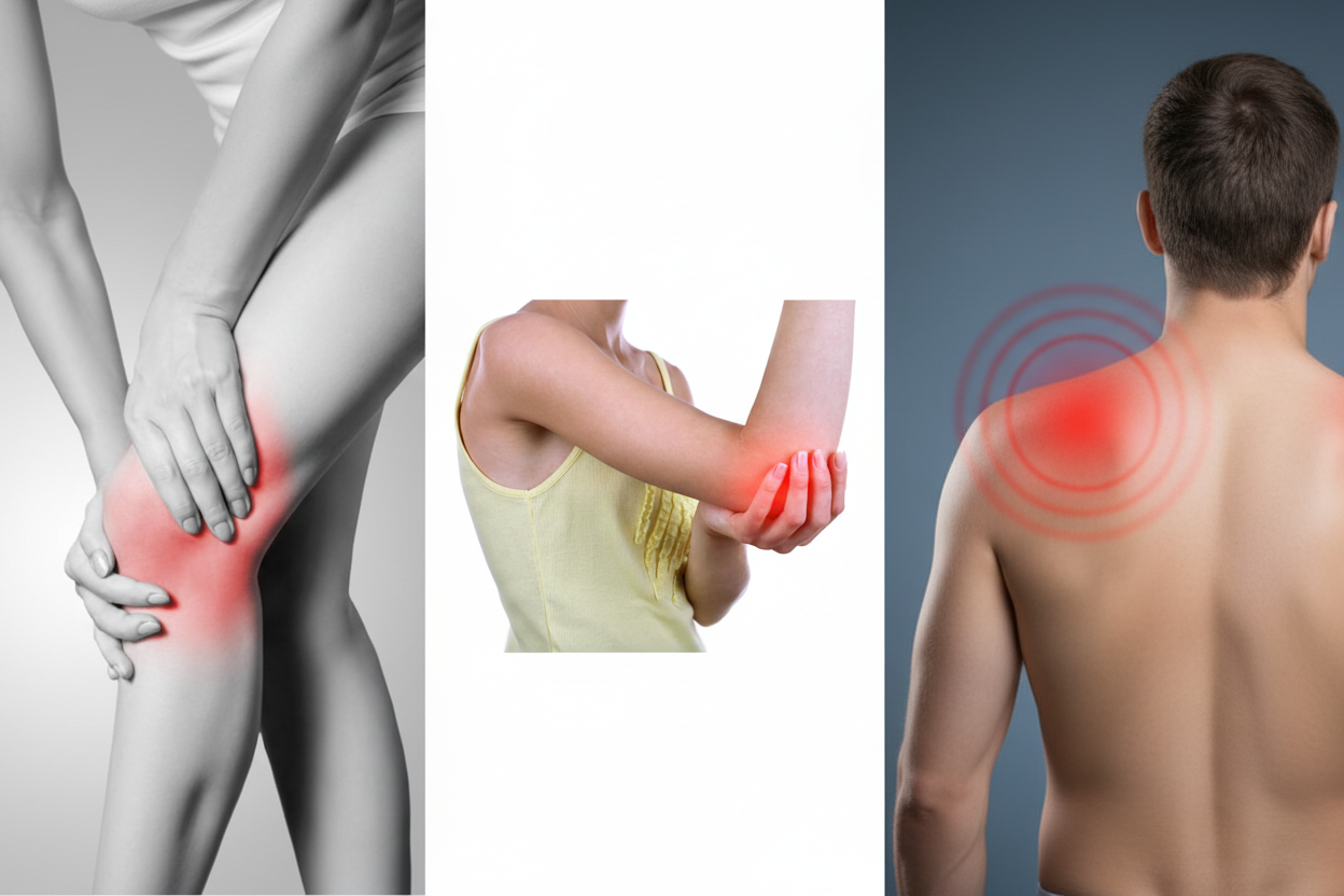 Genouillère chauffante infrarouge soulage le genou, le coude et l'épaule Image